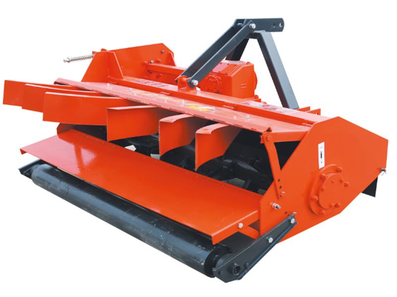 稭稈粉粹抛撒還田機